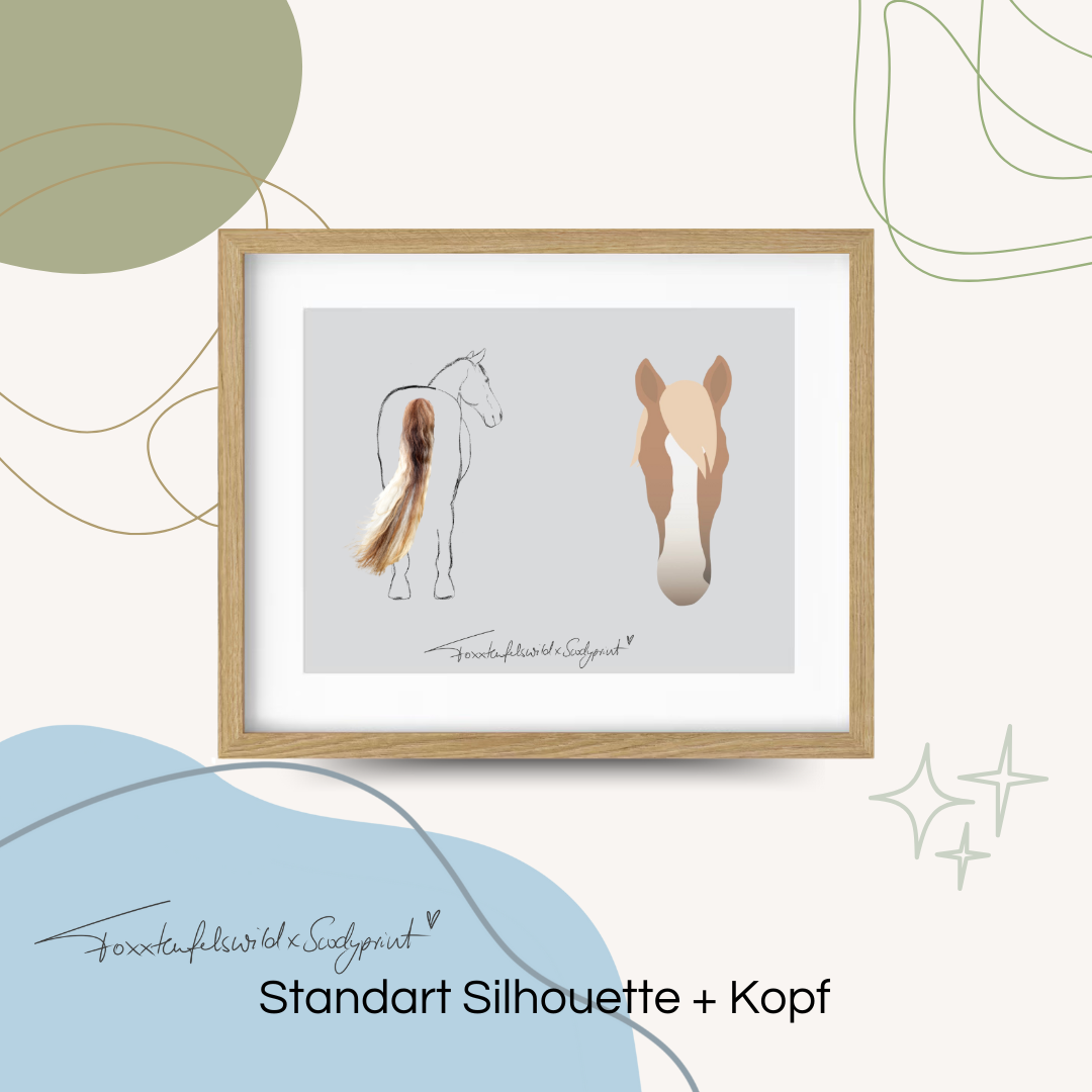 Von dir bei mir + Scodyprint Horse Portrait