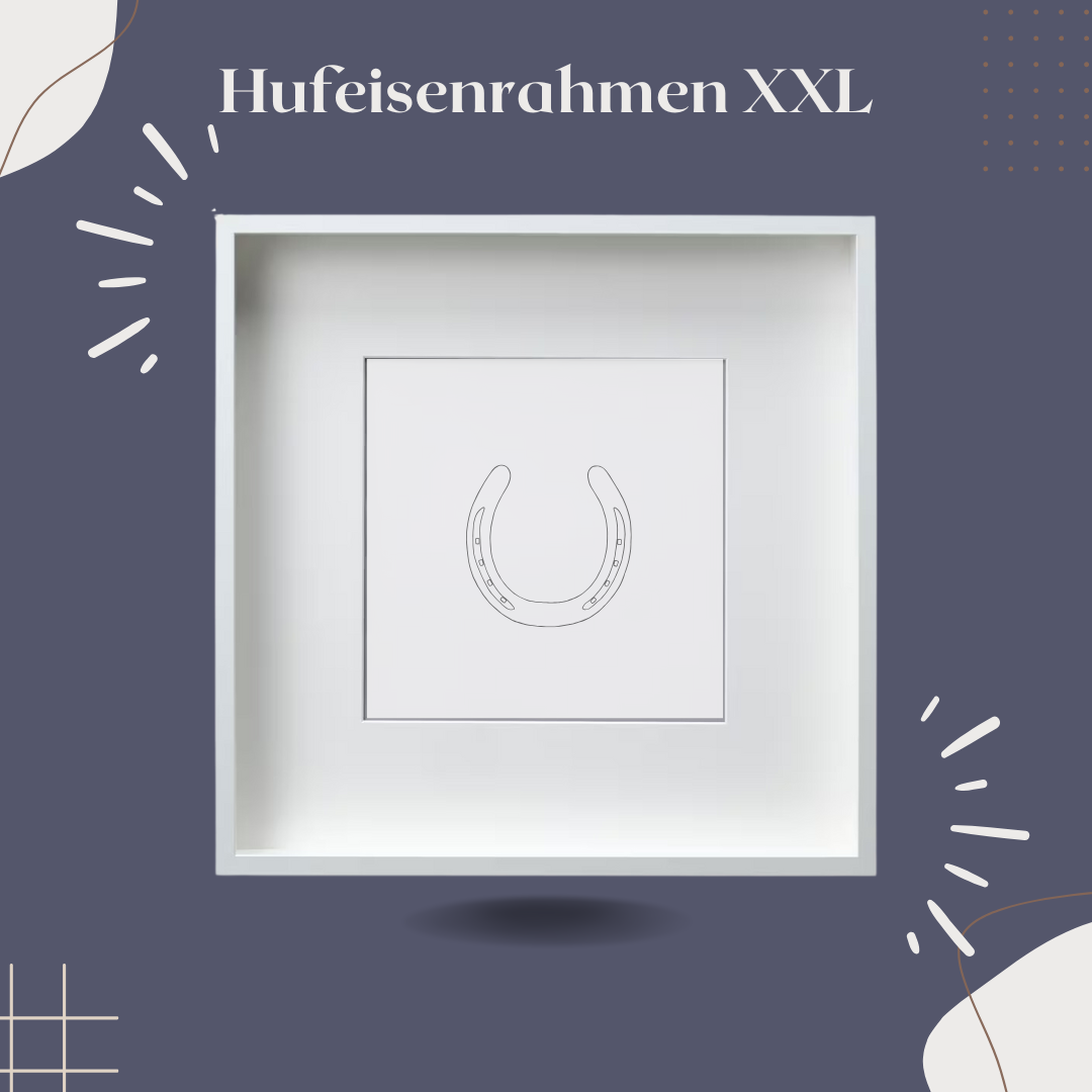 Rahmen für Hufeisen XXL