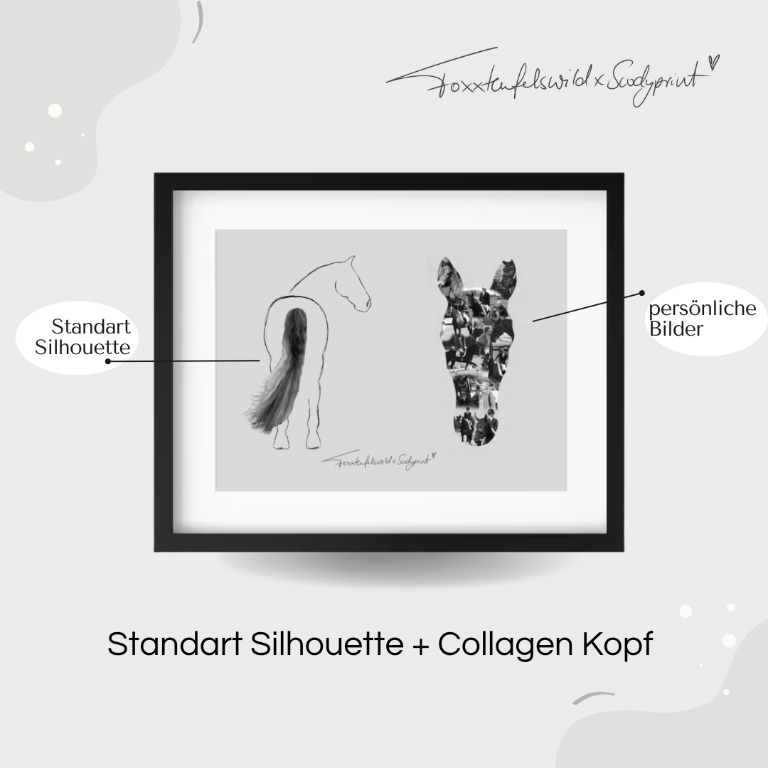 Von dir bei mir + Scodyprint Horse Collage