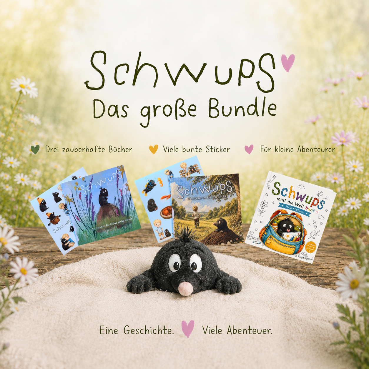Schwups - XL Bundle Band 1 & 2 und Malbuch