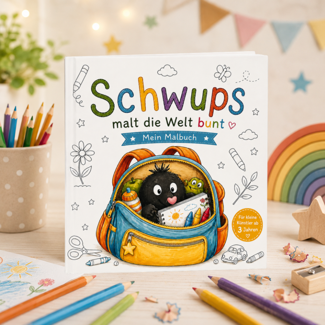 Schwups - malt die Welt bunt MALBUCH