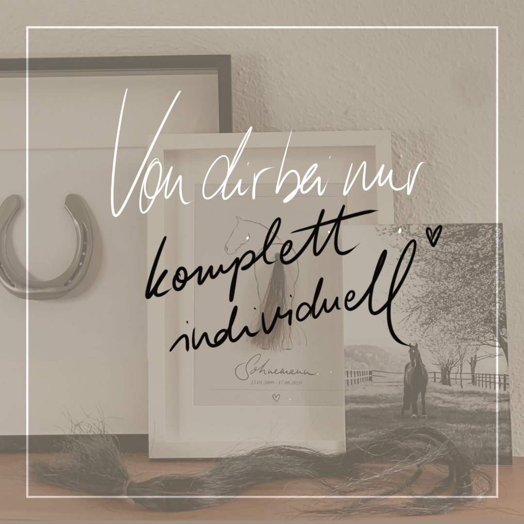 Von dir bei mir (30x40cm) - INDIVIDUELL