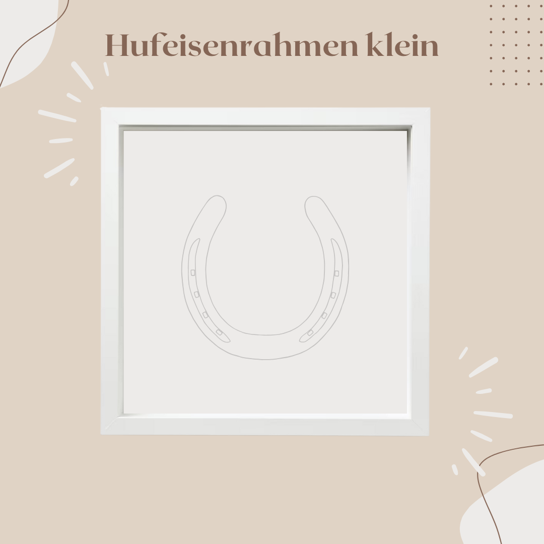 Rahmen für Hufeisen klein