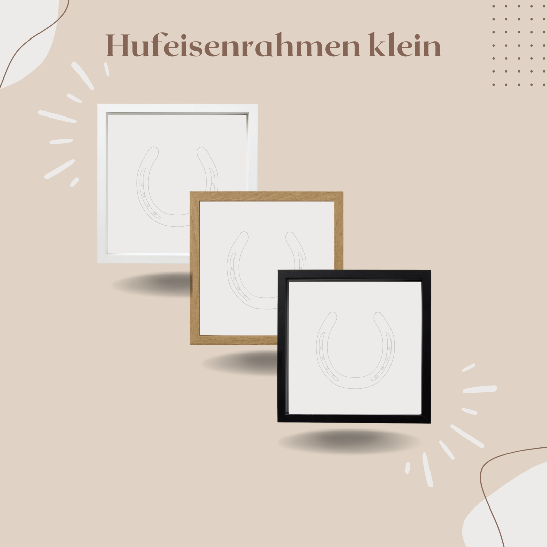 Rahmen für Hufeisen klein